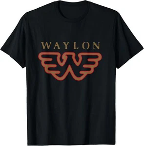 Waylon Jennings - Official Merchandise - Flying W Logo T-Shirt Hoodie - Picture 1 of 7