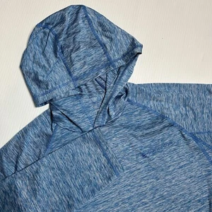 Vineyard Vines Performance Mens Blue Medium Long Sleeve Thumb Holes Hooded Shirt - Picture 1 of 8