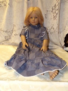 Annette Himstedt "Malin" Puppe-Kinder Barfuß Kinder Vinyl Puppe - Bild 1 von 10