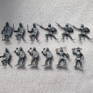 VINTAGE 1960ER - ""RENAISSANCE SOLDATEN (SILBER) FIGUREN X12 LOOK!! - Bild 1 von 7