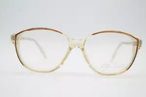 Vintage Brille Gormanns 69305 Braun Transparent Oval Brillengestell eyeglasses - Picture 1 of 6