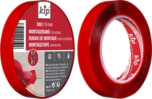 Cinta de montaje Kip cinta adhesiva doble cara transparente señales pegar matrícula - Imagen 1 de 5