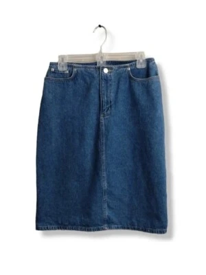 Falda vaquera vintage genuina Sonoma Jean Co para mujer talla 8 100 % algodón  Foto 1 de 4