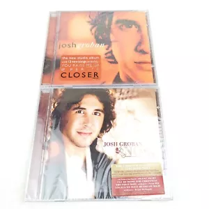 2 NEW SEALED Josh Groban CDs Closer & Noel + Hype Stickers - Picture 1 of 4