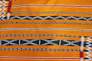 Handgeknüpfter Orientteppich Marokkanischer Berber Teppich Orange Rug Carpet - Bild 1 von 8
