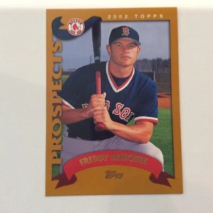 2002 Topps #313 Freddy Sanchez Prospects Boston Red Sox - Bild 1 von 2