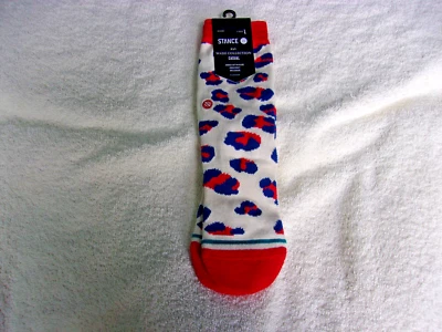 NUEVO CON ETIQUETAS Calcetines Casuales Stance Kids, L, 3-5.5, Colección Dwayne Wade, Crew, Azul y Rojo Foto 1 de 3