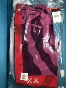 The North Face x KAWS Mountain Light Pants Purple Red size Large L ✔️ Authentic - Picture 1 of 2
