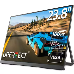 23.8" Portable Monitor 100Hz Gaming Display USB-C Monitor Full HD for PS4/5 Xbox - Picture 1 of 12