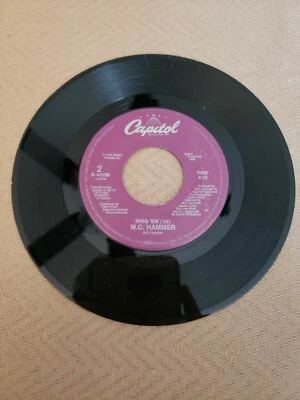 MC Hammer - Ring Em - Capitol (45RPM 7”Single) (J834)  Foto 1 de 2