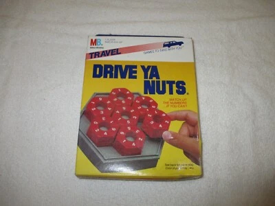 Drive Ya Nuts Vintage 1987 Milton Bradley MB Puzzle Travel Game BRAND NEW - Image 1 of 4