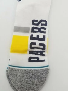 Stance Infiknit Casual NBA Indiana Pacers Crew Socks Size Large 9-13 NEW - Picture 1 of 7