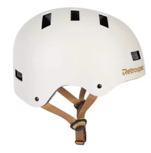 NEW Retrospec Dakota Bike & Skate Helmet Size Small Retro Cream and Brown - Picture 1 of 8