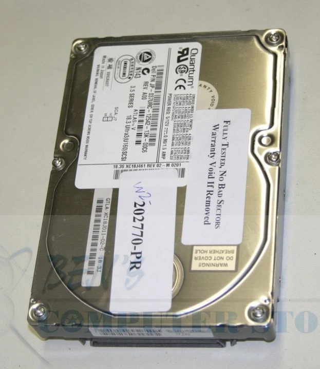 Quantum XC18J011-02 18.3GB  Ultra3 U160 SCSI HD 37URC - Image 1 of 1