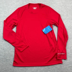 Brooks Podium LS Shirt Herren XS Rot Langarm DriLayer Laufen Sport Oberteil - Bild 1 von 8