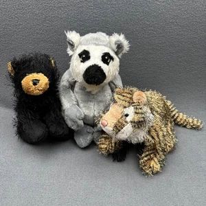 Ganz Webkinz Orso Nero, Tigre e Lemure senza codici - Foto 1 di 19