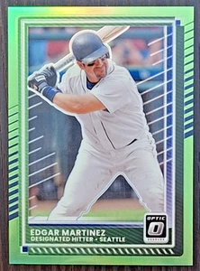 2025 Donruss Baseball EDGAR MARTINEZ Optic Lime Green Prizm 143/149 -MARINERS - Bild 1 von 3