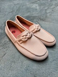 NUOVO MOCASSINO SLIP ON ROTHYS The Braid Driver in Cakepop ROSA SCARPE CASUAL TAGLIA 10 - Foto 1 di 11