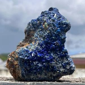 Muestra mineral natural cristal azurita racimo 519 gr - piedra curativa azurita - Imagen 1 de 6