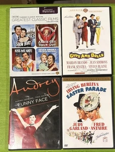 7 Movie Musicals on DVD for $10 Guys & Dolls, Easter Parade, Funny Face, More! - Imagen 1 de 2