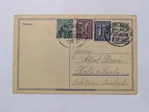 Deutsches Reich Infla Karte Bahnpost Berlin Breslau 1922 - Bild 1 von 4