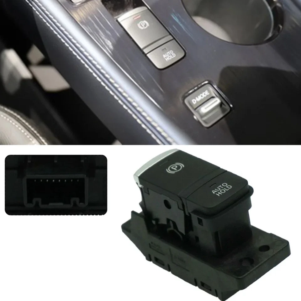 Electric Hand Brake Switch  For Nissan X-Trail T32 Qashqai J11 25175-6FR0A Black - Image 1 of 4