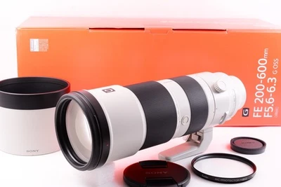 SONY FE 200–600mm F/5.6–6.3 G OSS SEL200600G de Japón con CAJA [casi como... - Imagen 1 de 4