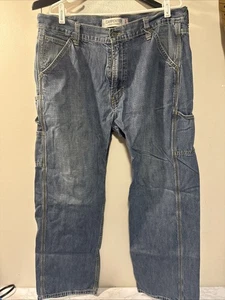 Vintage Levis Jeans 36x32 blau Carpenter Baggy Loose Straight - Bild 1 von 8