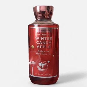 Bath & Body Works Winter Candy Apple 25th Anniversary 10oz Body Wash/Limited Ed. - Picture 1 of 2