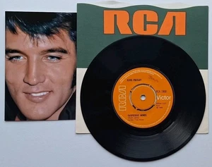 Elvis Presley"Suspicious Minds"1969 RCA Records Original UK 7"Single - Picture 1 of 3