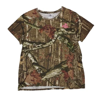 Camiseta camuflada MOSSY OAK para mujer 2XL Break Up Infinity XXL caza camping Foto 1 de 4