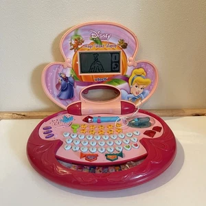 VTech Disney Princess Cinderella Magic Wand Kids Girl Toy Computer Laptop Tested - Picture 1 of 12