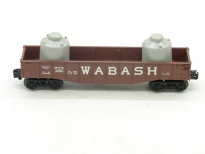 Góndola Wabash Lionel calibre O O-27 marrón 16309 con carga de bote - Imagen 1 de 7