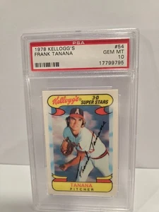 1978 Kellogg's Frank Tanana PSA 10 Gem Mint #54 - Picture 1 of 2