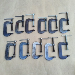 11 Stk. Set Cincinnati Tool Co. No 54 Super Jr. Geschmiedeter Stahl Schraubzwinge - Bild 1 von 13