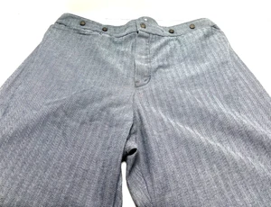 VTG Mens Wah Maker Limited edition USA BuckleBack Canvas Pants gray 46/32 - Picture 1 of 10