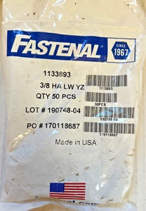3/8 Zoll gelb Zink-Finish hochlegiert Medium Split Sicherungsscheibe 1133893 - Bild 1 von 2