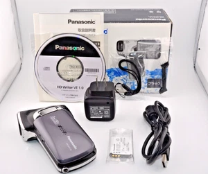Panasonic HX-WA10 Full HD Waterproof Camcorder Black Tested Works w/ Box Japan - Picture 1 of 12
