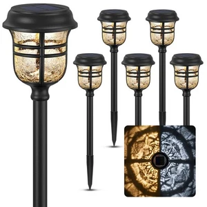 XMCOSY+ Luci Solari per Percorso Esterno, Luci LED da Giardino ad Alto Lumen con 2 Li... - Foto 1 di 9