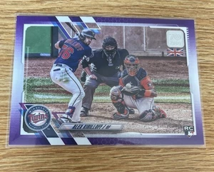 2021 Topps UK Edition Purple /50 Alex Kirilloff #172 Rookie RC - Bild 1 von 2