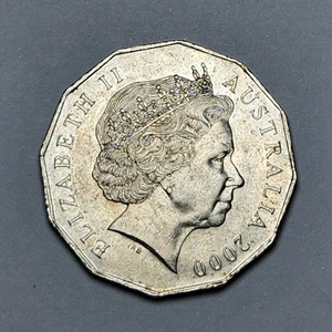Australian - 2000 - 50 Cent Coin - Millennium Year - Collectors Coin - VF - KM#7 - Picture 1 of 2