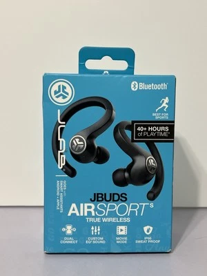 Auriculares inalámbricos verdaderos JBuds AirSport Bluetooth IP66 a prueba de sudor 40+ horas de juego Foto 1 de 4