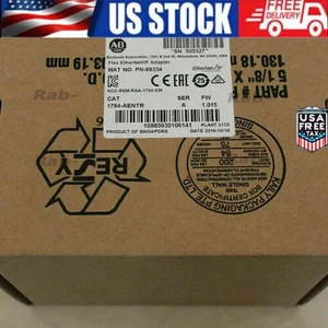 Adaptador 1 pieza nuevo sellado de fábrica AB 1794-AENTR SER A Flex EtherNet/IP 1794AENTR EE. UU. - Imagen 1 de 2