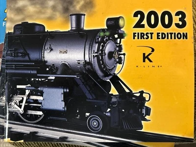 K-Line Model Train Railroad Catalog 2003 First  Edition - Image 1 of 3