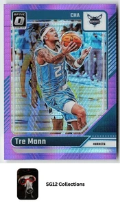 2024-25 Donruss Optic #30 Tre Mann Hyper Pink Prizm Charlotte Hornets - Bild 1 von 2