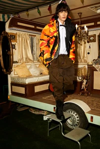 Coole 100% Mode! Dsquared2 Baggy Cargo Hose Jeans grün/schwarze Waschung_2021 01 - Bild 1 von 11