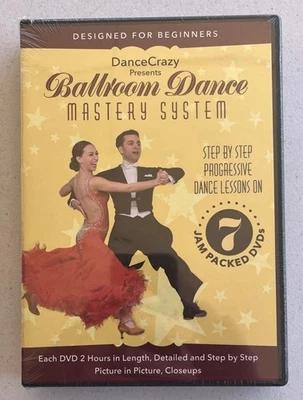 DanceCrazy Ballroom Dance Mastery System (DVD, 7-Disc Set)- Brand New, Rare! - Image 1 of 4