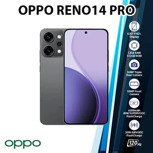 OPPO Reno14 Pro 5G Android Mobile Phone (GREY/12GB+512GB/Dual SIM/Unlocked) - Picture 1 of 6