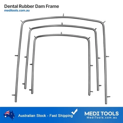 Dental Rubber Dam Frame Dental Endodntic Dentist DENTIFY® Stainless Steel Premiu - image 1 of 2