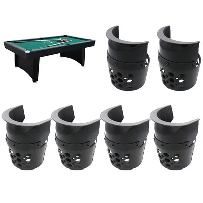 Billiards Table Pocket Kit Includes All You Need in a Six Piece Package - Image 1 of 4